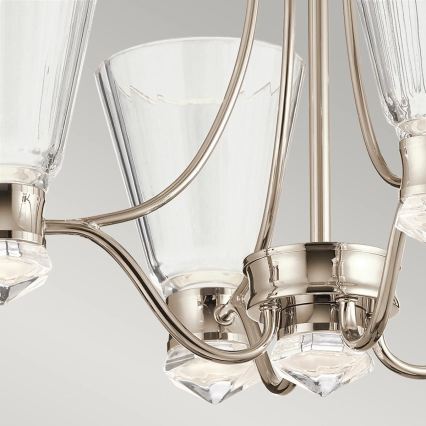 Quintiesse - LED-badrumspendel på stång KAYVA LED/24W/230V IP44 blank krom