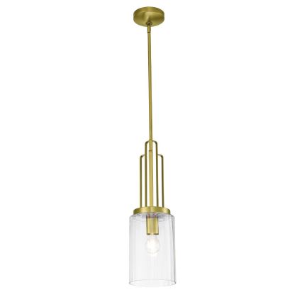 Quintiesse - Stångmonterad taklampa KIMROSE 1xE27/60W/230V Ø 17,8 cm guld