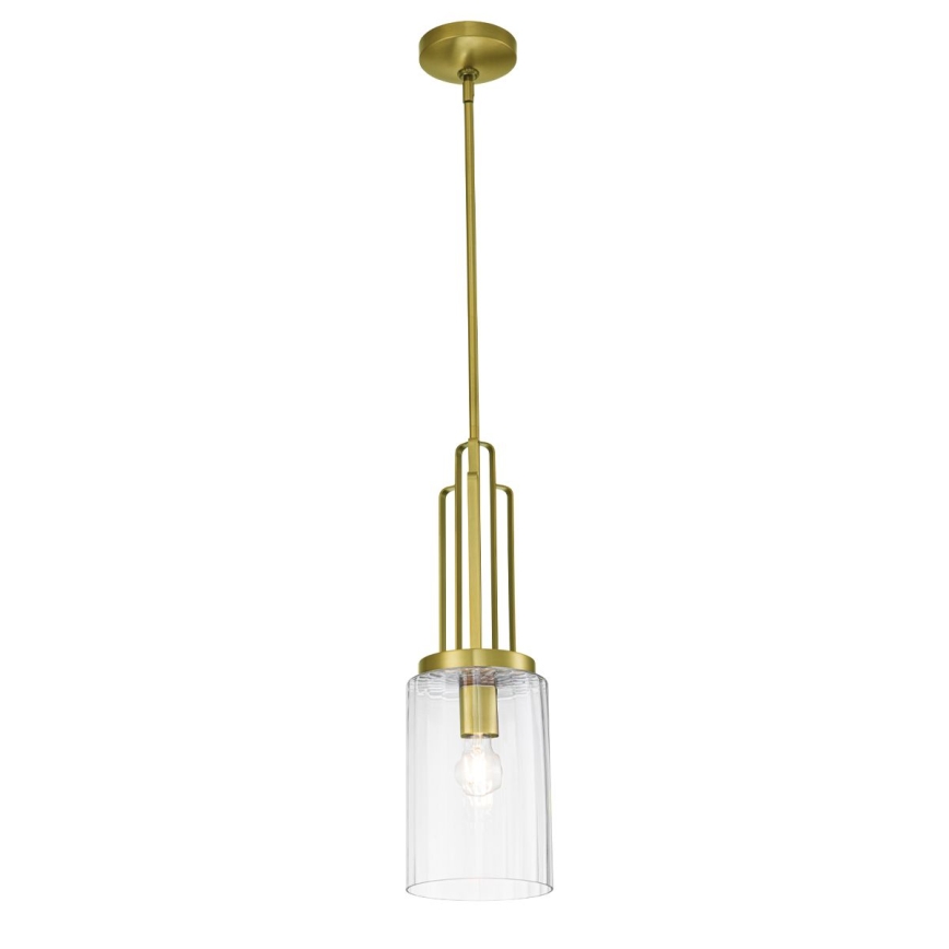 Quintiesse - Stångmonterad taklampa KIMROSE 1xE27/60W/230V Ø 17,8 cm guld