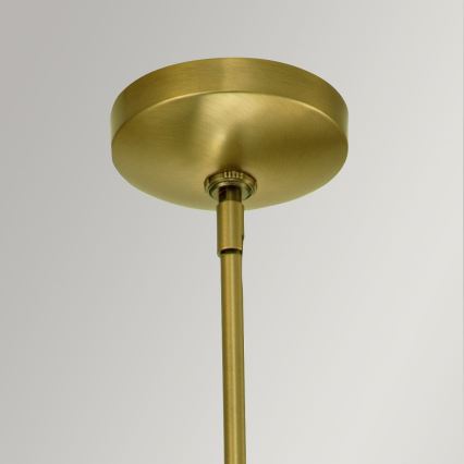 Quintiesse - Stångmonterad taklampa KIMROSE 1xE27/60W/230V Ø 17,8 cm guld