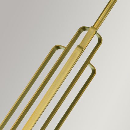 Quintiesse - Stångmonterad taklampa KIMROSE 1xE27/60W/230V Ø 17,8 cm guld