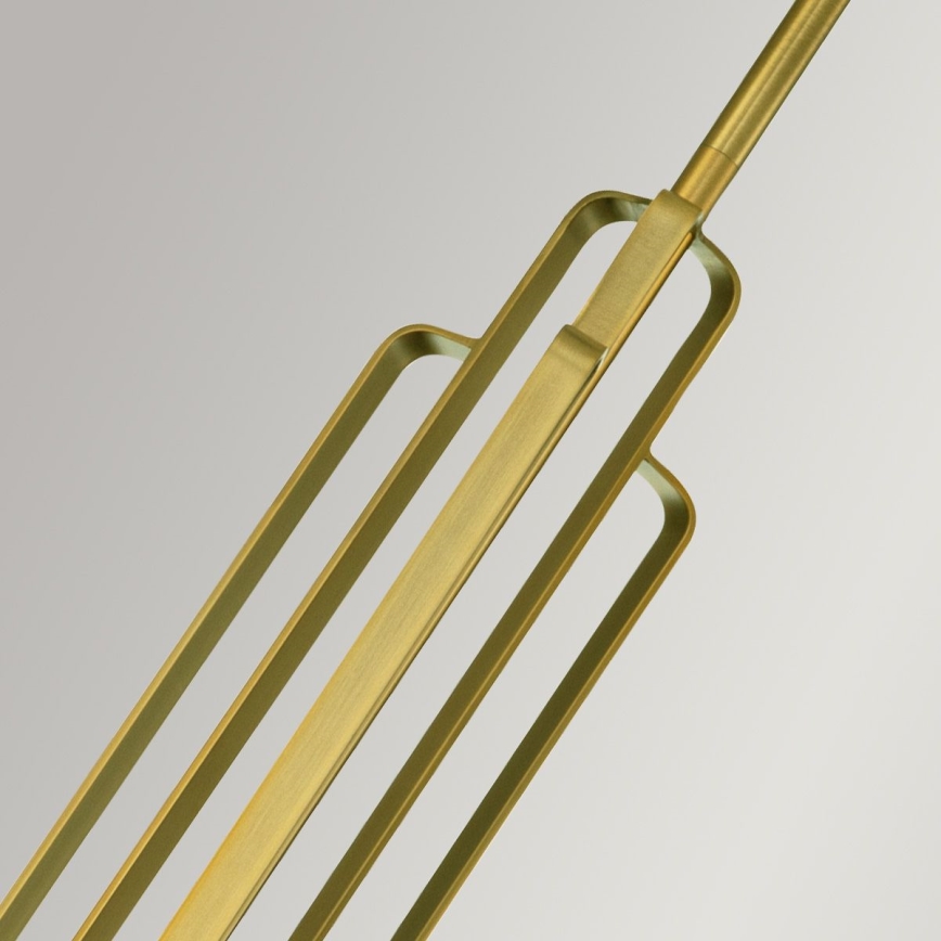 Quintiesse - Stångmonterad taklampa KIMROSE 1xE27/60W/230V Ø 17,8 cm guld