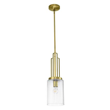 Quintiesse - Stångmonterad taklampa KIMROSE 1xE27/60W/230V Ø 17,8 cm guld