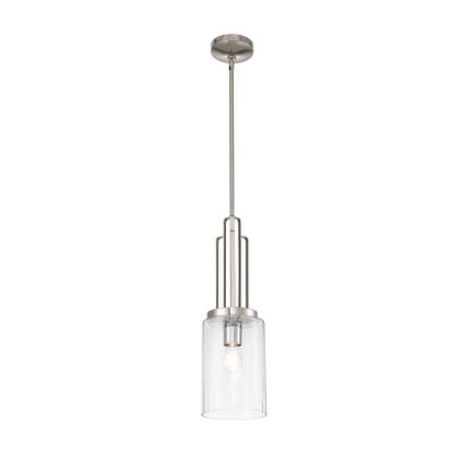 Quintiesse - Takpendel på stång KIMROSE 1xE27/60W/230V Ø 17,8 cm blank krom