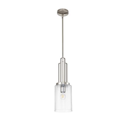 Quintiesse - Takpendel på stång KIMROSE 1xE27/60W/230V Ø 17,8 cm blank krom