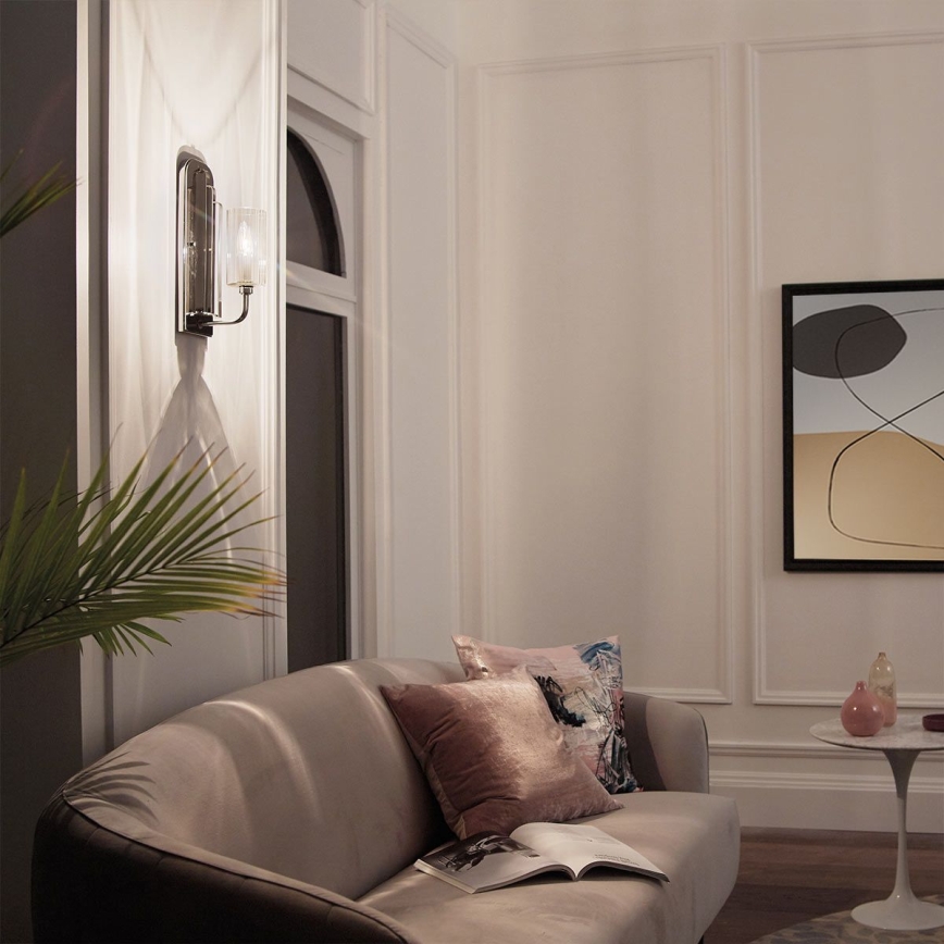 Quintiesse - Vägglampa KIMROSE 1xE14/40W/230V blank krom