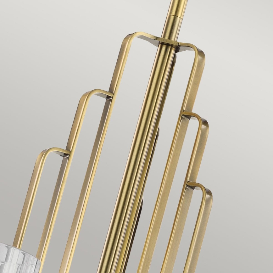 Quintiesse - Ljuskrona med stång KIMROSE 6xE14/40W/230V Ø 68,6 cm guld