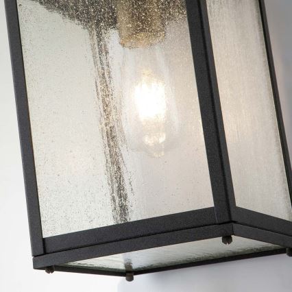 Quintiesse - Utomhusvägglampa LAHDEN M 1xE27/60W/230V IP44 svart/guld