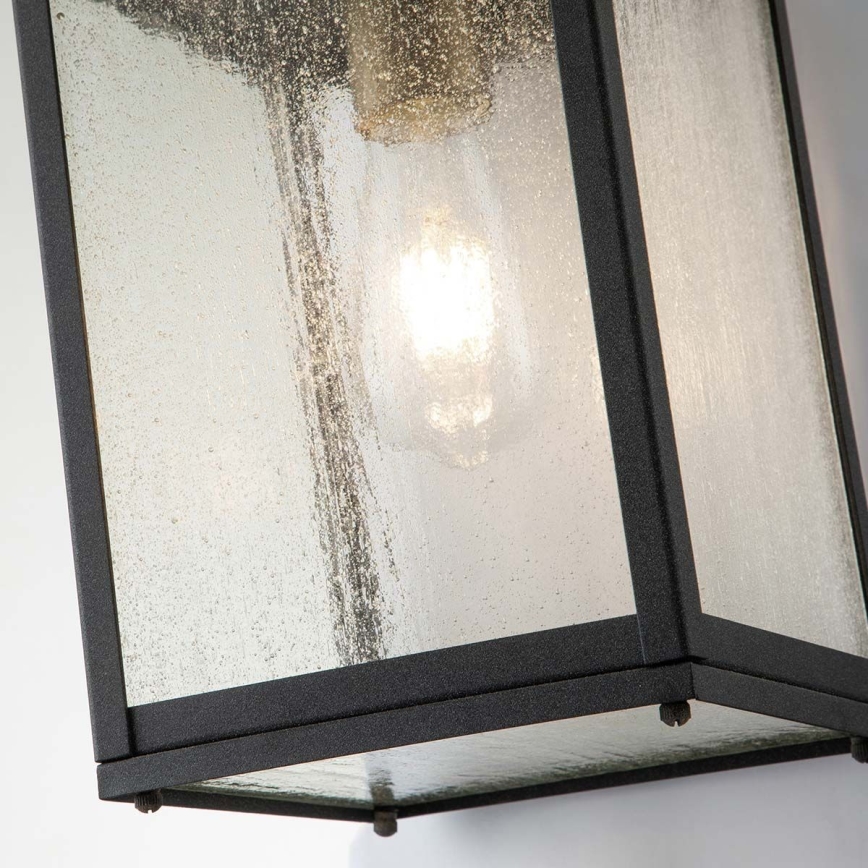 Quintiesse - Utomhusvägglampa LAHDEN M 1xE27/60W/230V IP44 svart/guld
