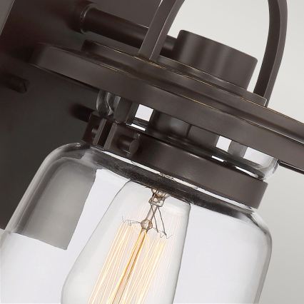 Quintiesse - Utomhus vägglampa LASALLE S 1xE27/60W/230V IP44 brons