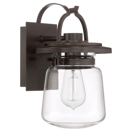 Quintiesse - Utomhus vägglampa LASALLE S 1xE27/60W/230V IP44 brons