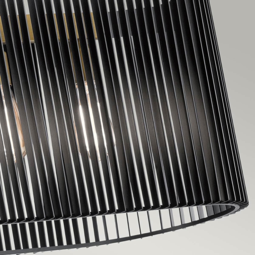 Quintiesse - Taklampa med stång LINARA 5xE27/60W/230V svart/guld