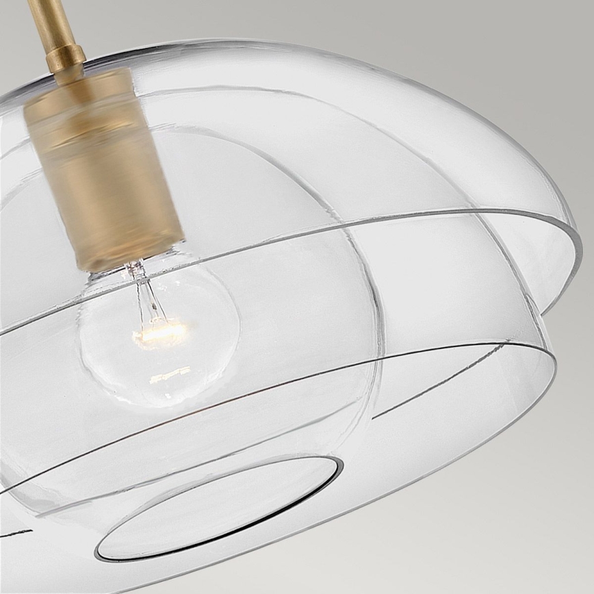 Quintiesse - Takpendel med stång LOTUS 1xE27/60W/230V Ø 40,7 cm guld