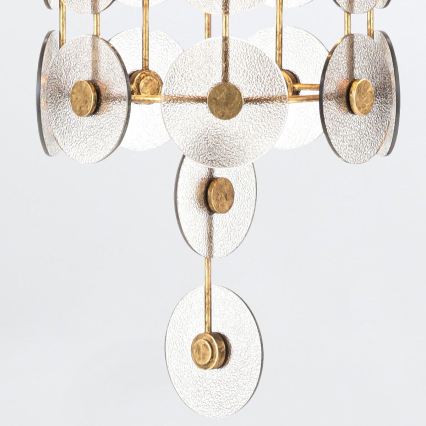 Quintiesse - Ljuskrona med kedja MERIDIAN 9xE14/40W/230V Ø 57,2 cm guld