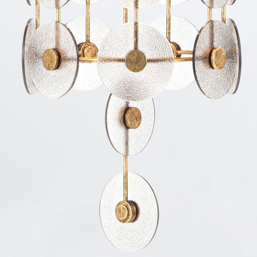 Quintiesse - Ljuskrona med kedja MERIDIAN 9xE14/40W/230V Ø 57,2 cm guld