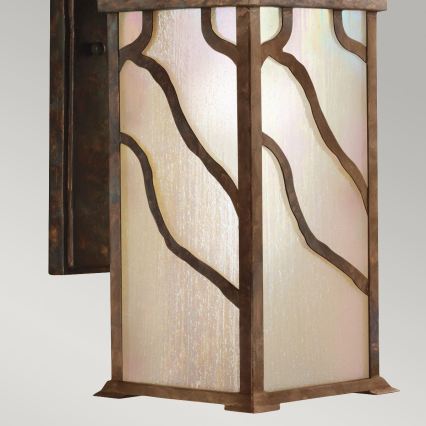 Quintiesse - Utomhusvägglampa MORRIS L 1xE27/60W/230V IP44 i brons