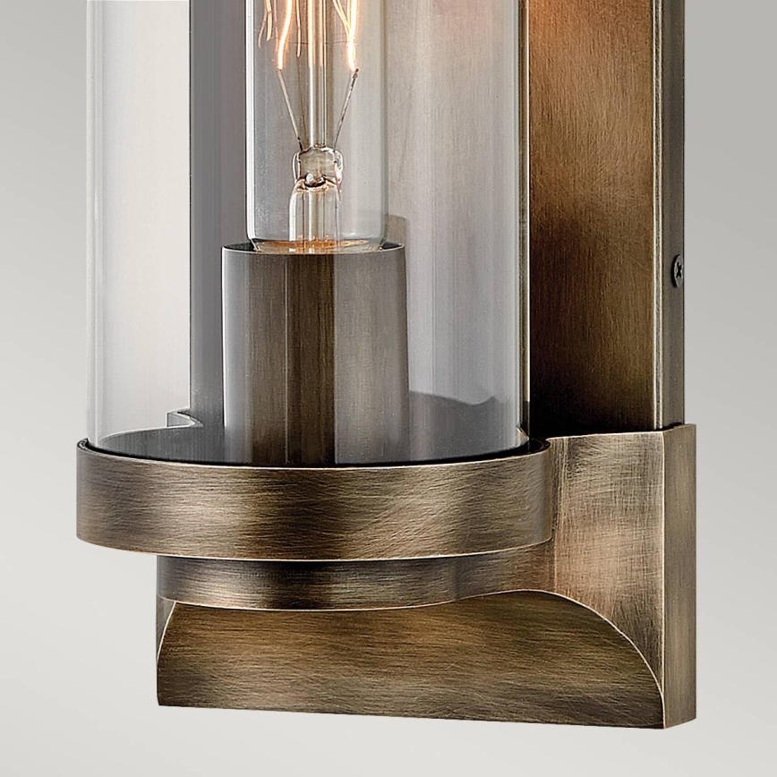 Quintiesse - Utomhusväggarmatur PEARSON M 1xE27/60W/230V IP44 brons