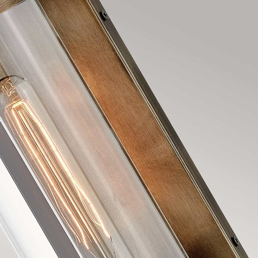 Quintiesse - Utomhusväggarmatur PEARSON M 1xE27/60W/230V IP44 brons