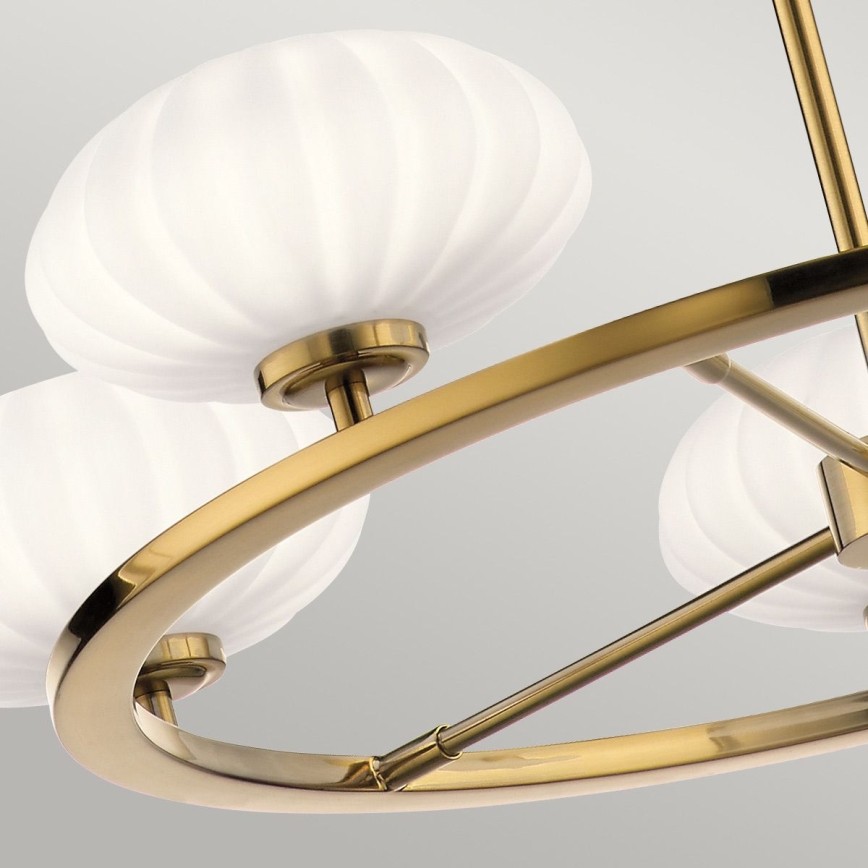 Quintiesse - LED badrumstaklampa på stång PIM 5xG9/3W/230V Ø 71,1 cm IP44 guldfinish