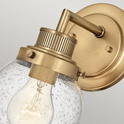 Quintiesse - Badrumsvägglampa POPPY 1xE27/60W/230V IP44 guld