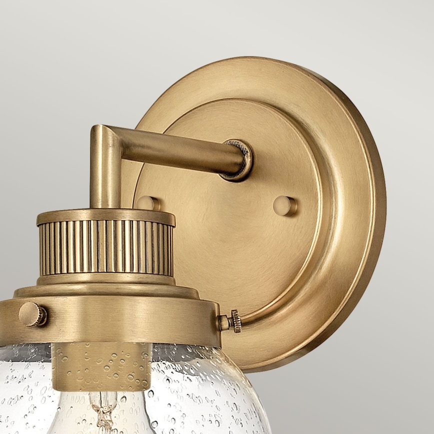 Quintiesse - Badrumsvägglampa POPPY 1xE27/60W/230V IP44 guld