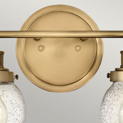 Quintiesse - Badrumsvägglampa POPPY 2xE27/60W/230V IP44 guldig