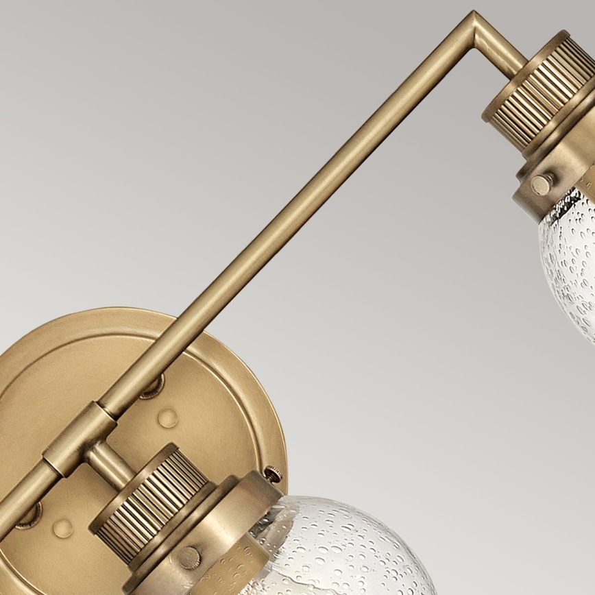 Quintiesse - Badrumsvägglampa POPPY 3xE27/60W/230V IP44 guld