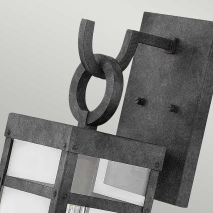 Quintiesse - Utomhusvägglampa PORTER M 1xE27/60W/230V IP44 svart
