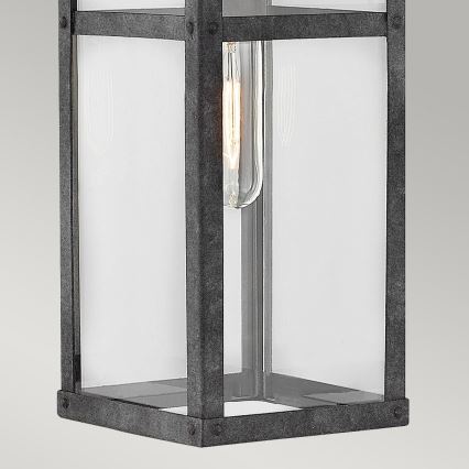 Quintiesse - Utomhusvägglampa PORTER M 1xE27/60W/230V IP44 svart