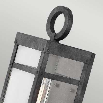 Quintiesse - Utomhusvägglampa PORTER S 1xE27/60W/230V IP44 svart