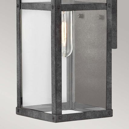 Quintiesse - Utomhusvägglampa PORTER S 1xE27/60W/230V IP44 svart