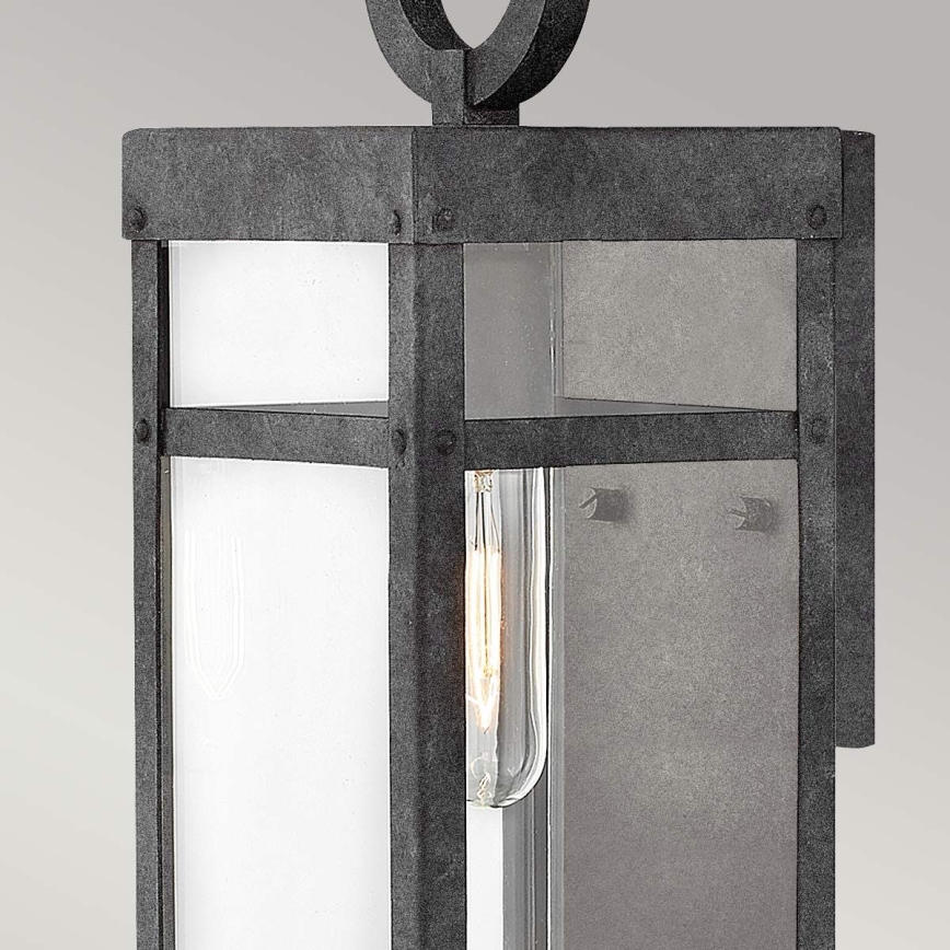 Quintiesse - Utomhusvägglampa PORTER S 1xE27/60W/230V IP44 svart