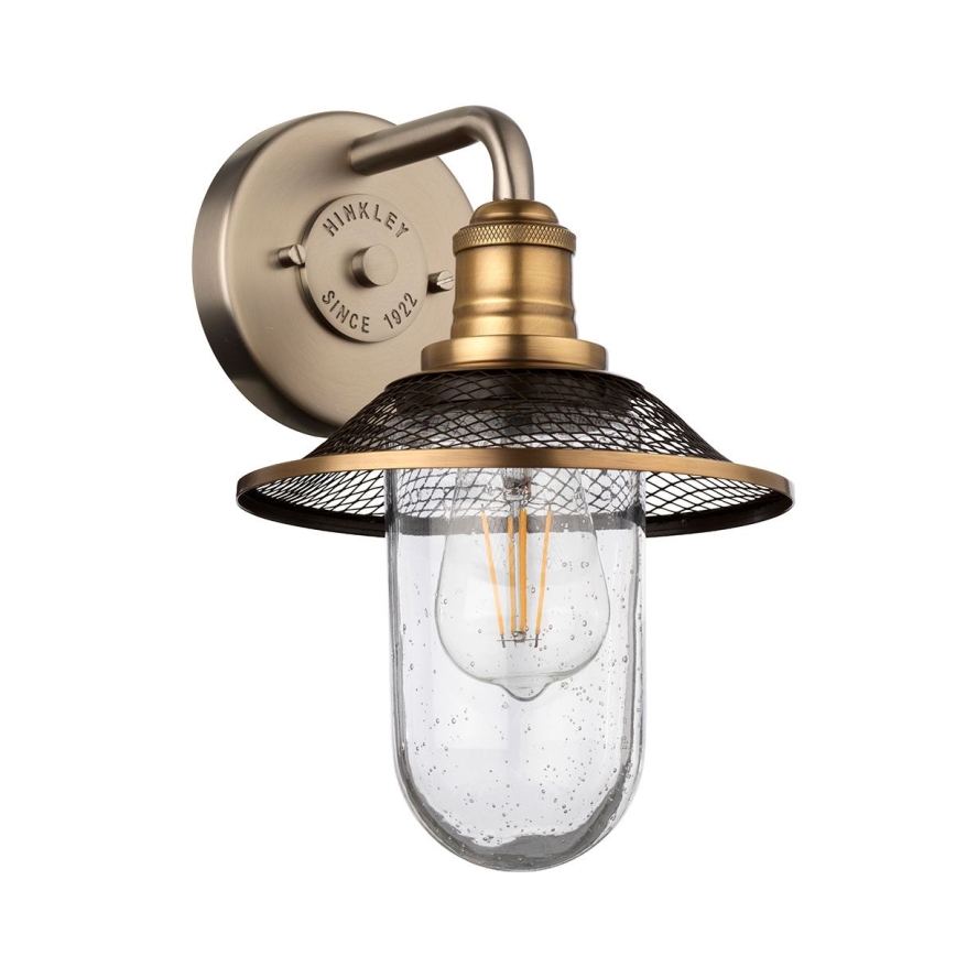 Quintiesse - Badrumsvägglampa RIGBY 1xE27/40W/230V IP44 i brons