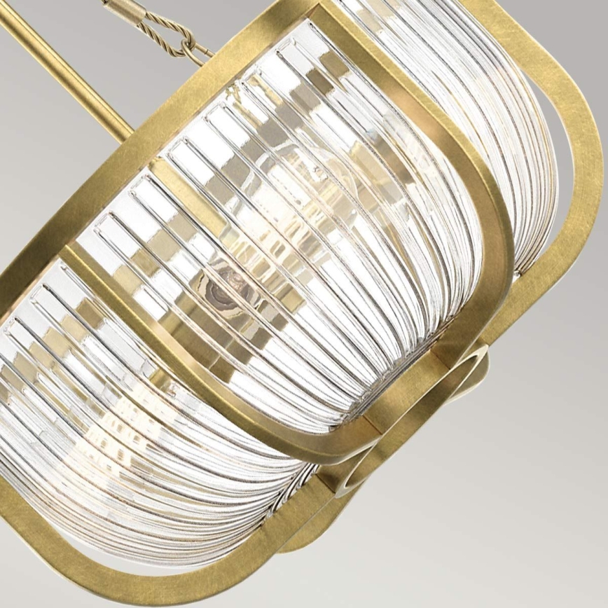 Quintiesse - Ljuskrona på kedja ROUX 3xE27/60W/230V Ø 40,6 cm guld