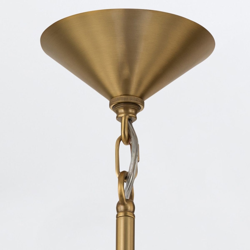 Quintiesse - Takpendel med stång SAUCER M 1xE27/40W/230V Ø 36,6 cm guld