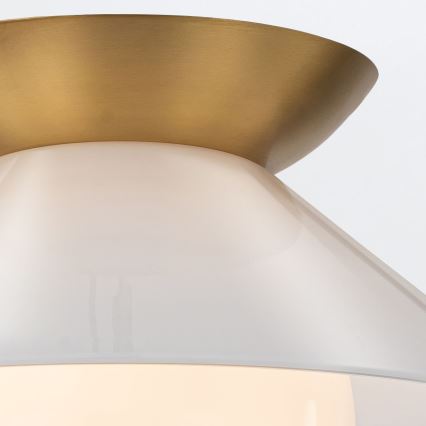Quintiesse - Taklampa SAUCER 1xE27/40W/230V Ø 36,6 cm guld