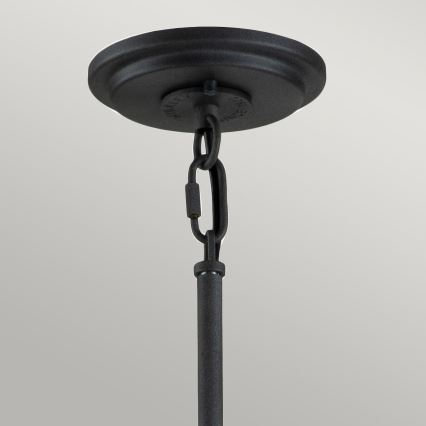 Quintiesse - Taklampa på stång SILAS 8xE27/60W/230V Ø 82,9 cm svart/guld