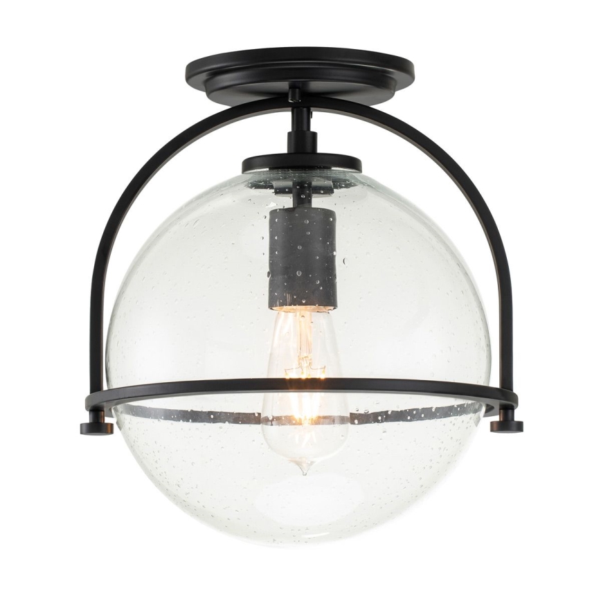 Quintiesse - Taklampa SOMERSET 1xE27/60W/230V Ø 28,2 cm svart