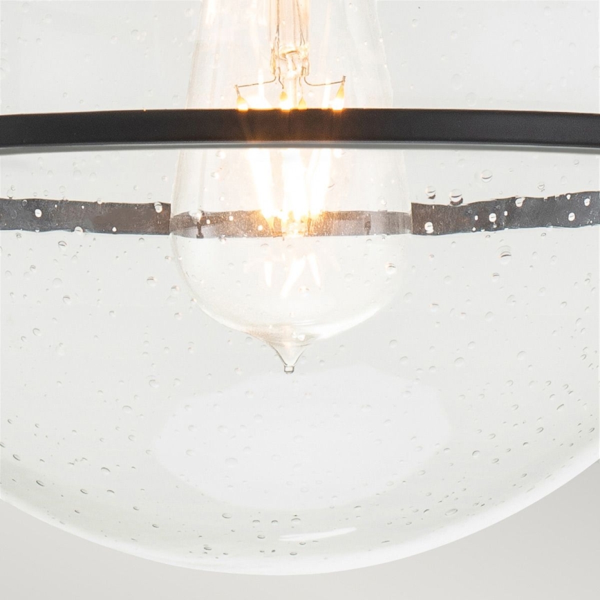 Quintiesse - Taklampa SOMERSET 1xE27/60W/230V Ø 28,2 cm svart