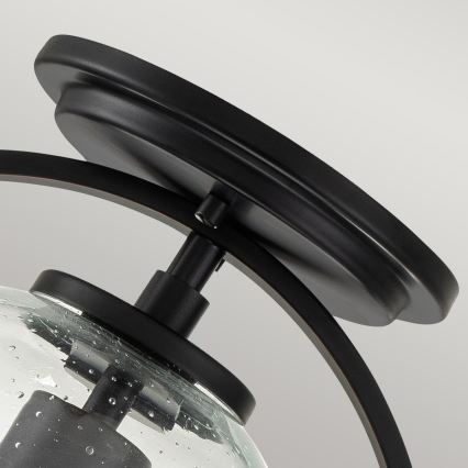 Quintiesse - Taklampa SOMERSET 1xE27/60W/230V Ø 28,2 cm svart