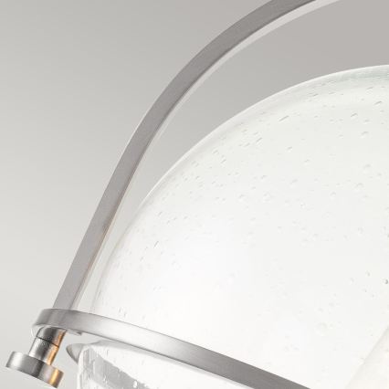 Quintiesse - Taklampa SOMERSET 1xE27/60W/230V Ø 28,2 cm matt krom