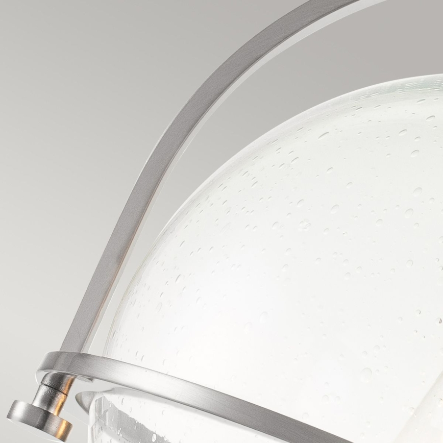 Quintiesse - Taklampa SOMERSET 1xE27/60W/230V Ø 28,2 cm matt krom