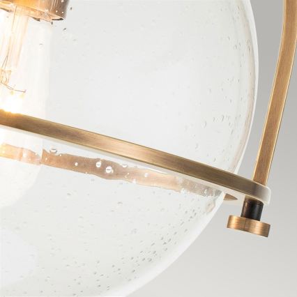 Quintiesse - Taklampa SOMERSET 1x E27/60W/230V Ø 28,2 cm guld