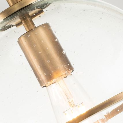 Quintiesse - Taklampa SOMERSET 1x E27/60W/230V Ø 28,2 cm guld