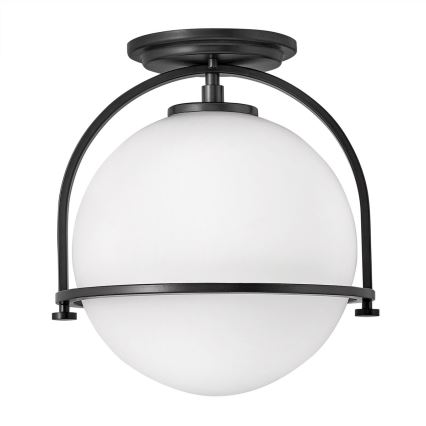 Quintiesse - Taklampa SOMERSET 1xE27/60W/230V Ø 28,2 cm svart