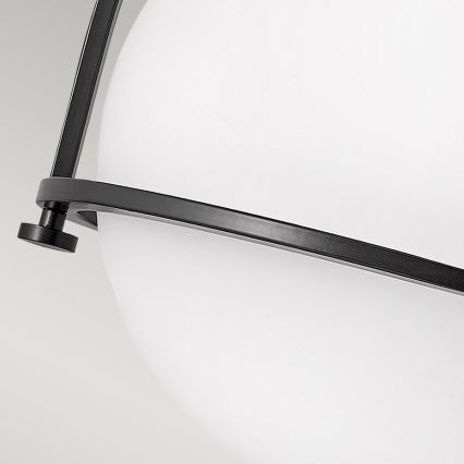 Quintiesse - Taklampa SOMERSET 1xE27/60W/230V Ø 28,2 cm svart