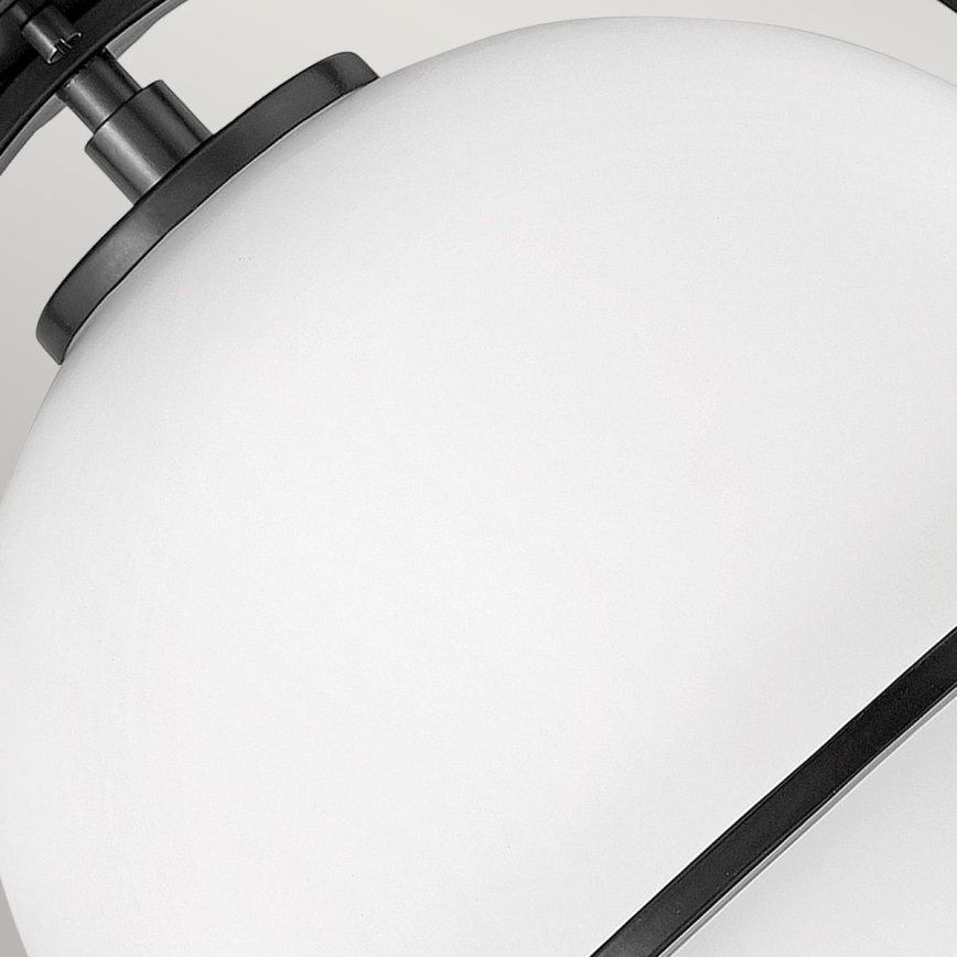 Quintiesse - Taklampa SOMERSET 1xE27/60W/230V Ø 28,2 cm svart