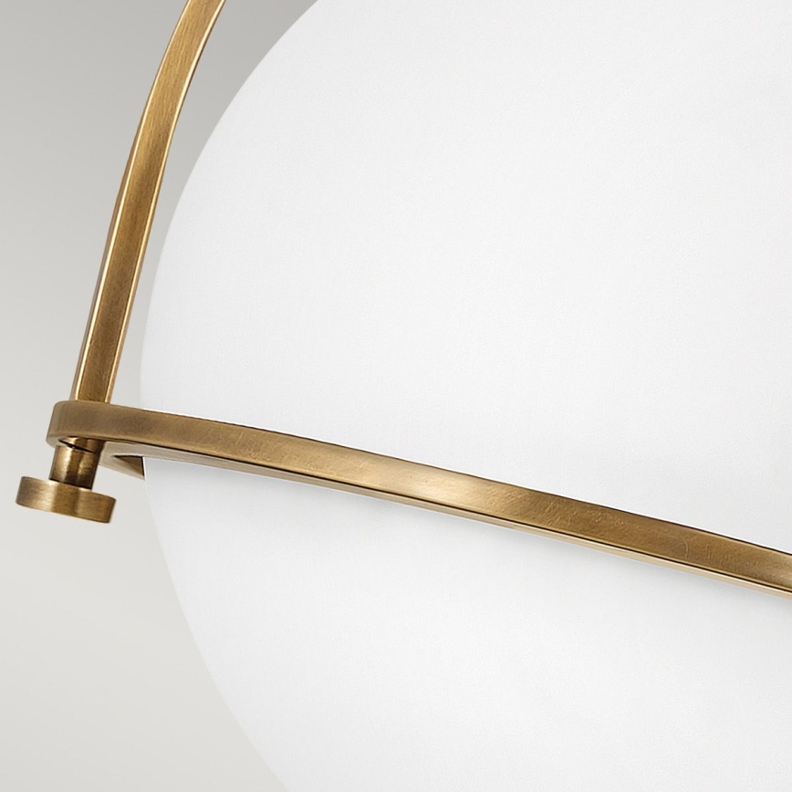 Quintiesse - Taklampa SOMERSET 1xE27/60W/230V Ø 28,2 cm guld