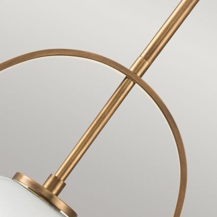 Quintiesse - Taklampa med stång SOMERSET 1xE27/60W/230V Ø 28,9 cm brons