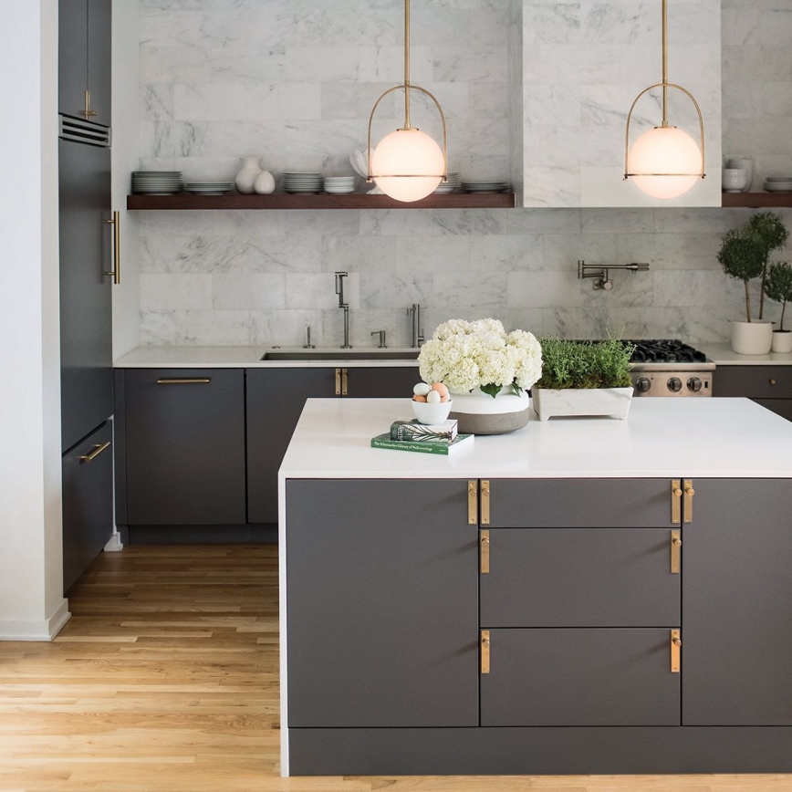 Quintiesse - Taklampa med stång SOMERSET 1xE27/60W/230V Ø 28,9 cm brons